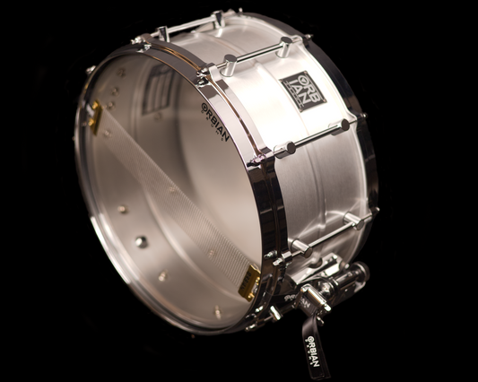 6.5"x14" Beaded Aluminum shell, 1mm