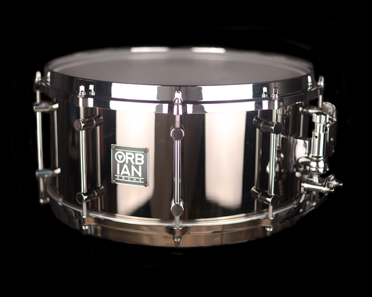 6.5"x14" Black Chrome Over Brass shell, 1mm