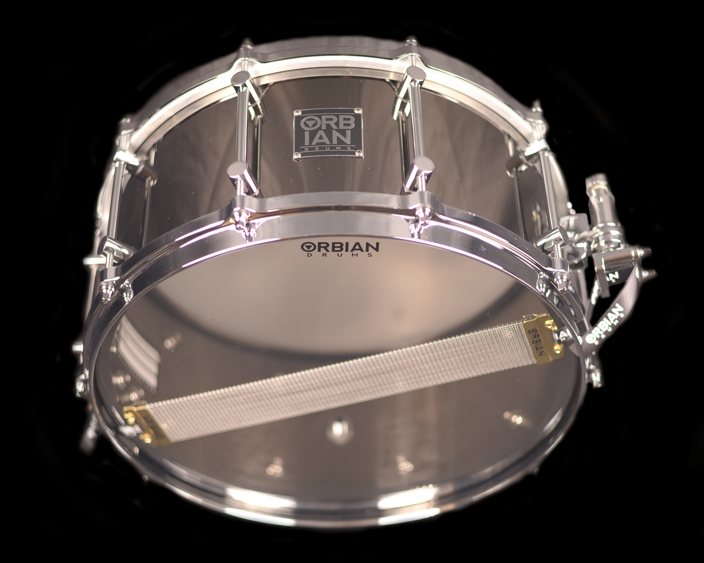 6.5"x14" Black Chrome Over Brass shell, 1mm