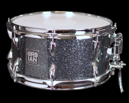 6.5”x13” Black Glass 12 ply, 8mm maple shell
