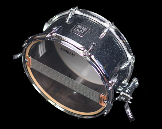 6.5”x13” Black Glass 12 ply, 8mm maple shell