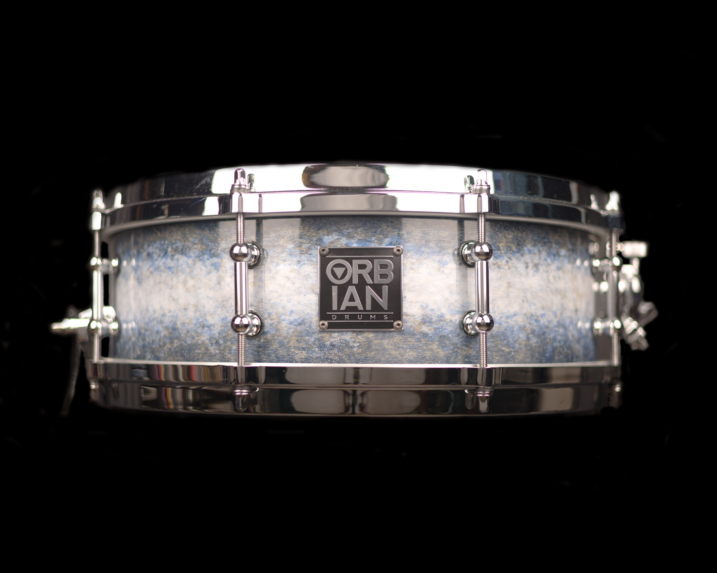 4.5"x13" Galaxy Blue, Piccolo, 12 ply, 8mm maple shell