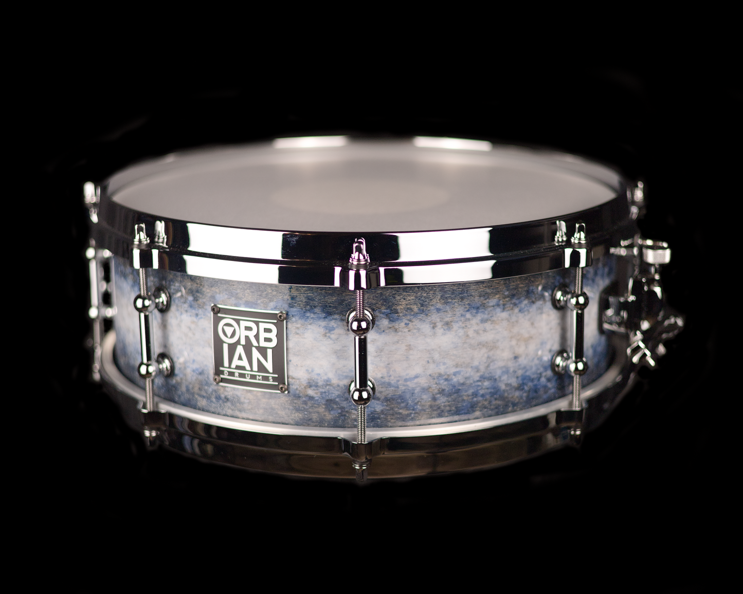 4.5"x13" Galaxy Blue, Piccolo, 12 ply, 8mm maple shell