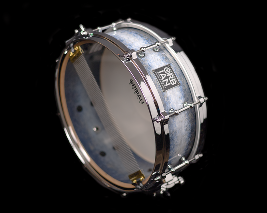 4.5"x13" Galaxy Blue, Piccolo, 12 ply, 8mm maple shell