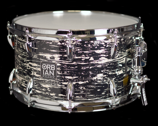 8”x14” Zebra Glass 12 ply, 8mm maple shell