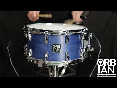 7”x14” Cobalt Blue 12 ply, 8mm maple shell