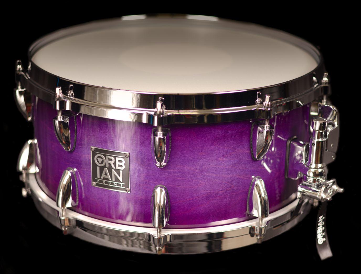6.5”x14” Voodoo Purple 12 ply, 8mm maple shell