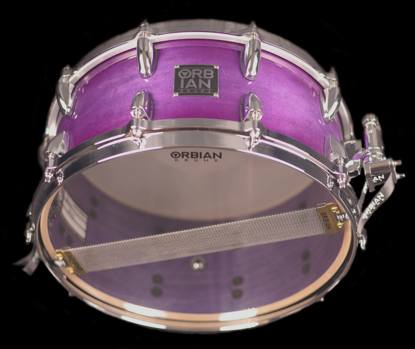 6.5”x14” Voodoo Purple 12 ply, 8mm maple shell