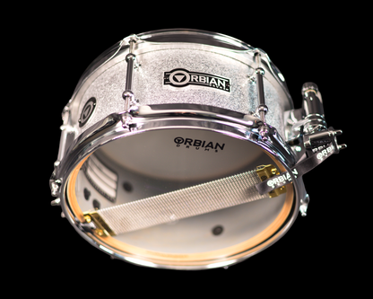 5"x10" Silver Sparkle, 7 ply, 8mm maple shell