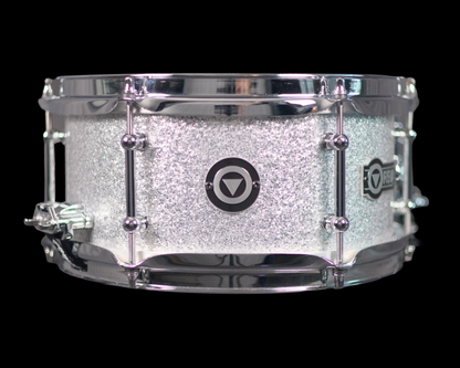 5"x10" Silver Sparkle, 7 ply, 8mm maple shell