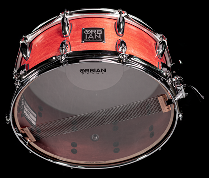 6”x14” Crimson Red 10 ply, 6mm maple shell